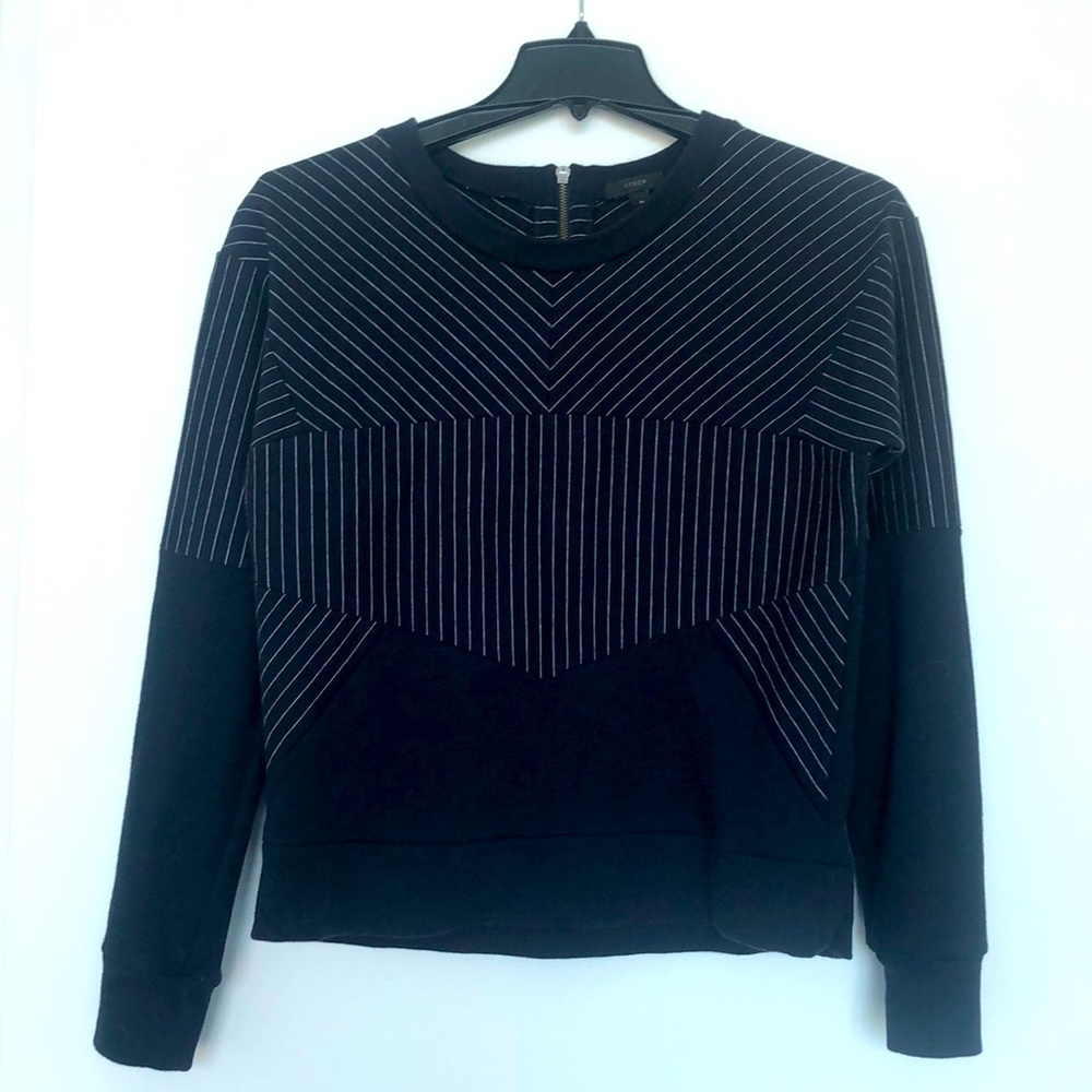 J.Crew Navy Crewneck Sweatshirt